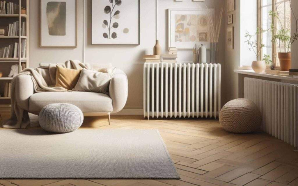 obyvacka radiator koberec