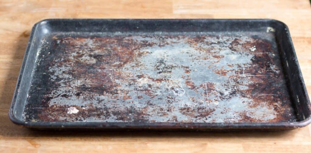 spaleny plech na pecenie