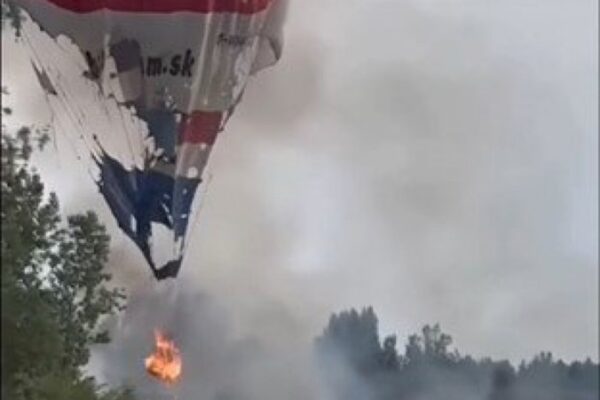 balon poziar slovensko