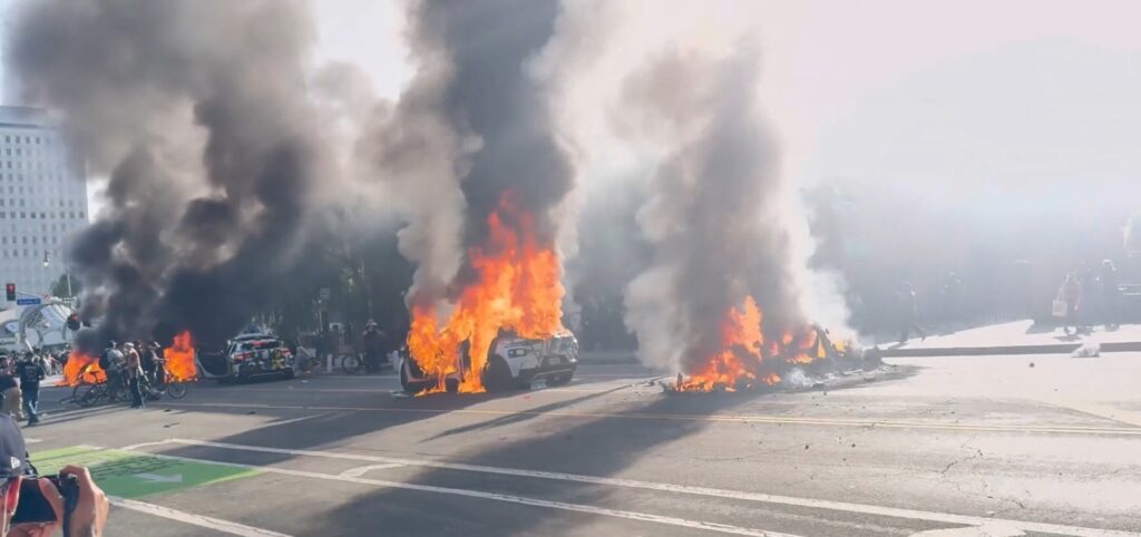 los angeles protesty