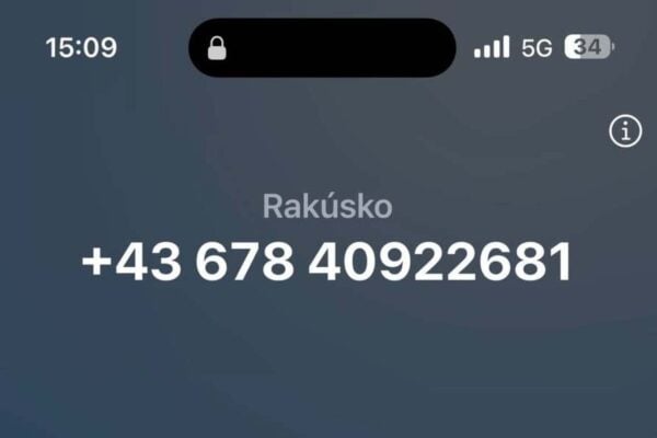 nezname rakuske cislo podvod