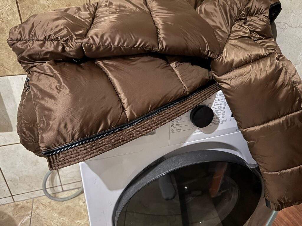 zimna paperova bunda pranie