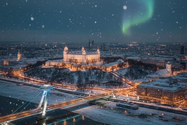 bratislava zima mraz pocasie sneh