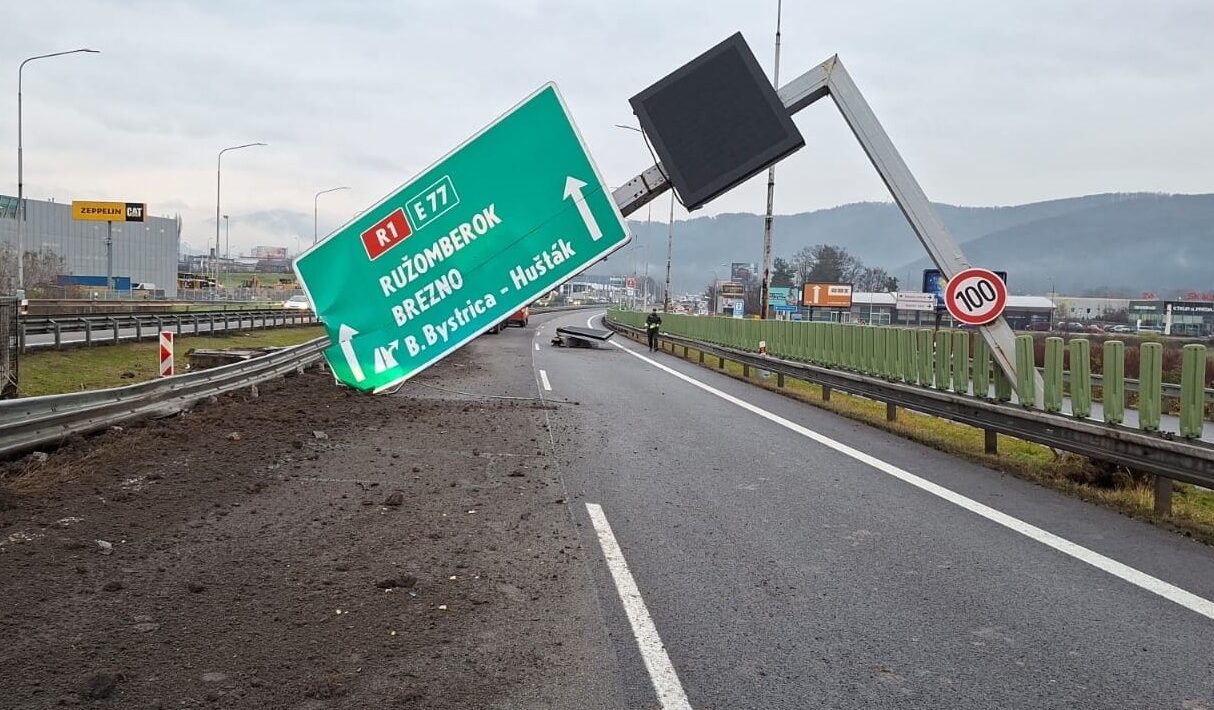 dopravna nehoda banska bystrica kamion