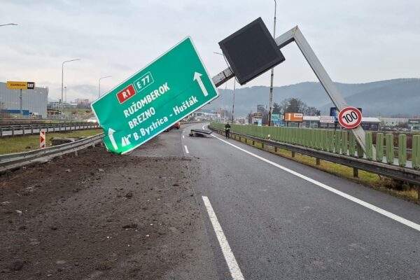 dopravna nehoda banska bystrica kamion