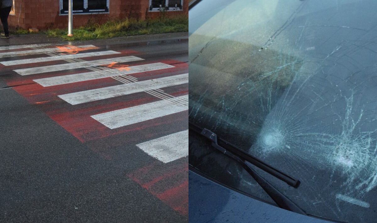 nehoda prechod chodec auto