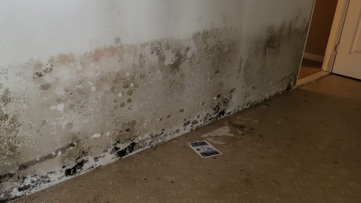 plesen vlhkost stena