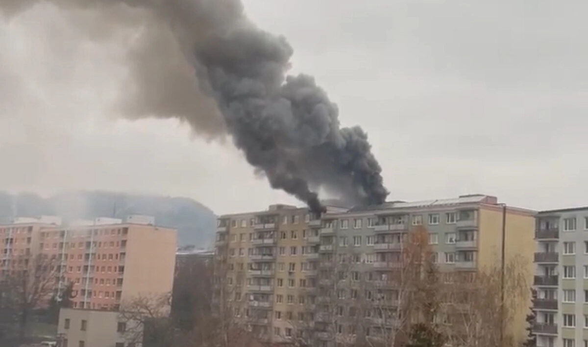 poziar banska bystrica panelak