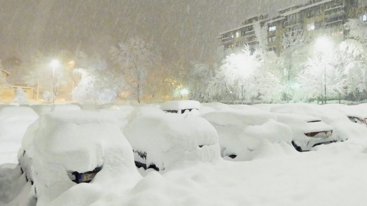 balkan sneh zima chorvatsko