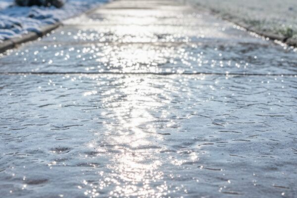 lad poladovica chodnik