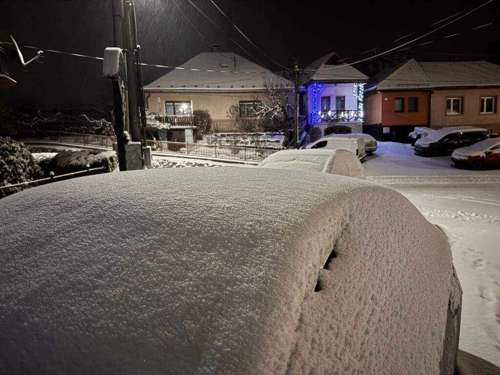 sneh slovensko zima 2026