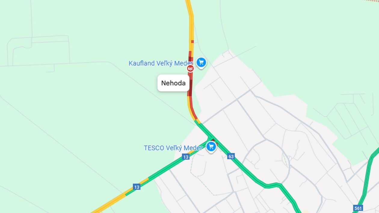 velky meder nehoda
