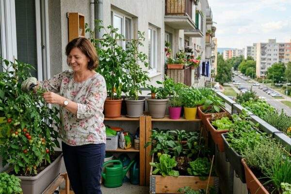 balkon zelenina pestovanie