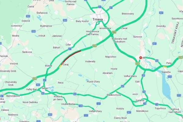 dialnica d1 trnava nehoda
