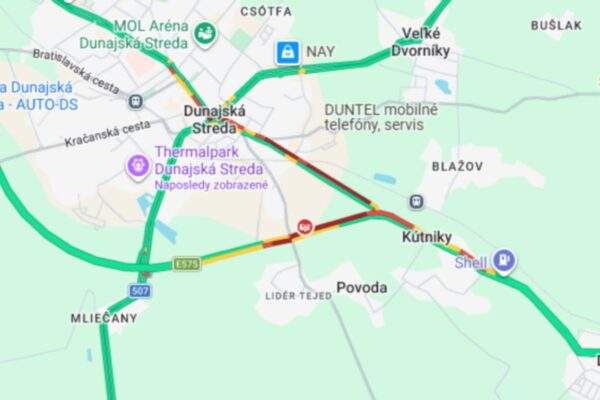 nehoda dunajska streda