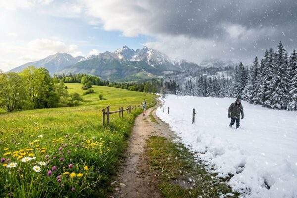 pocasie jar sneh slovensko