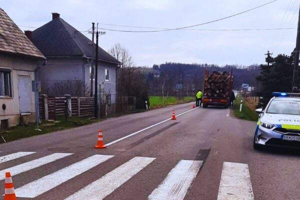 potor nehoda kamion dievca