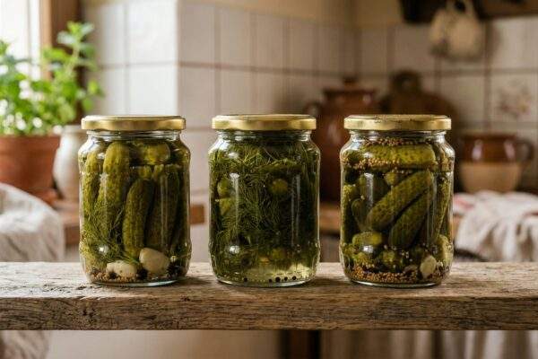 uhorky zavarene pohar