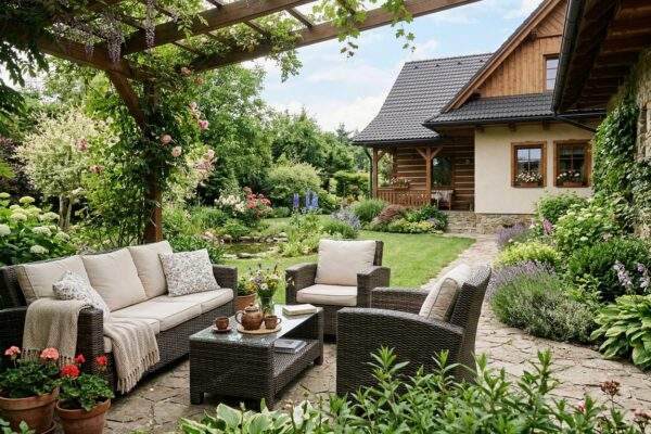 zahrada sedenie ratan