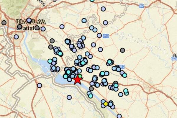 zemetrasenie slovensko dnes