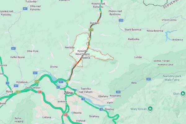 nehoda kysucke mesto zilina