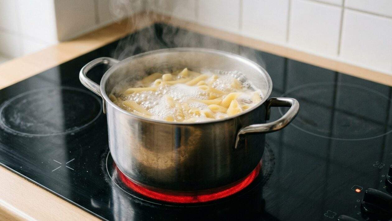 sporak varenie cestoviny