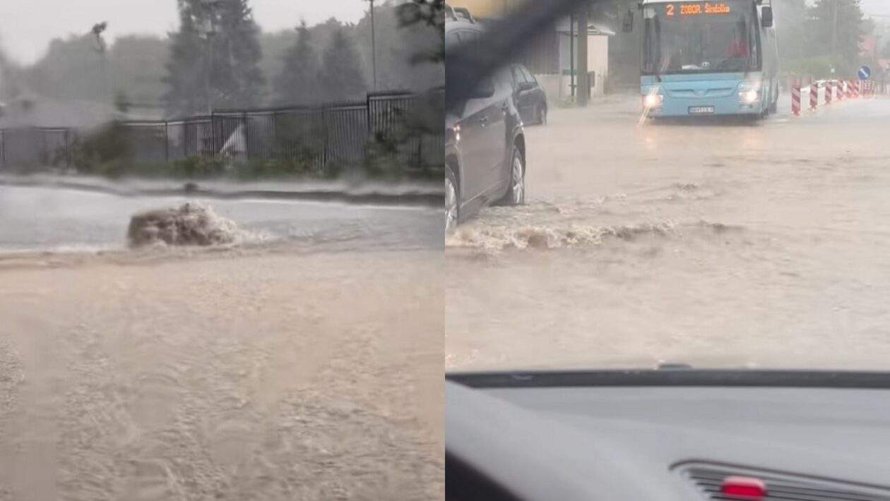 nitra zaplavy dazd