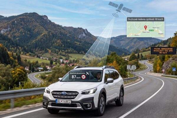 obmedzenie auto satelit