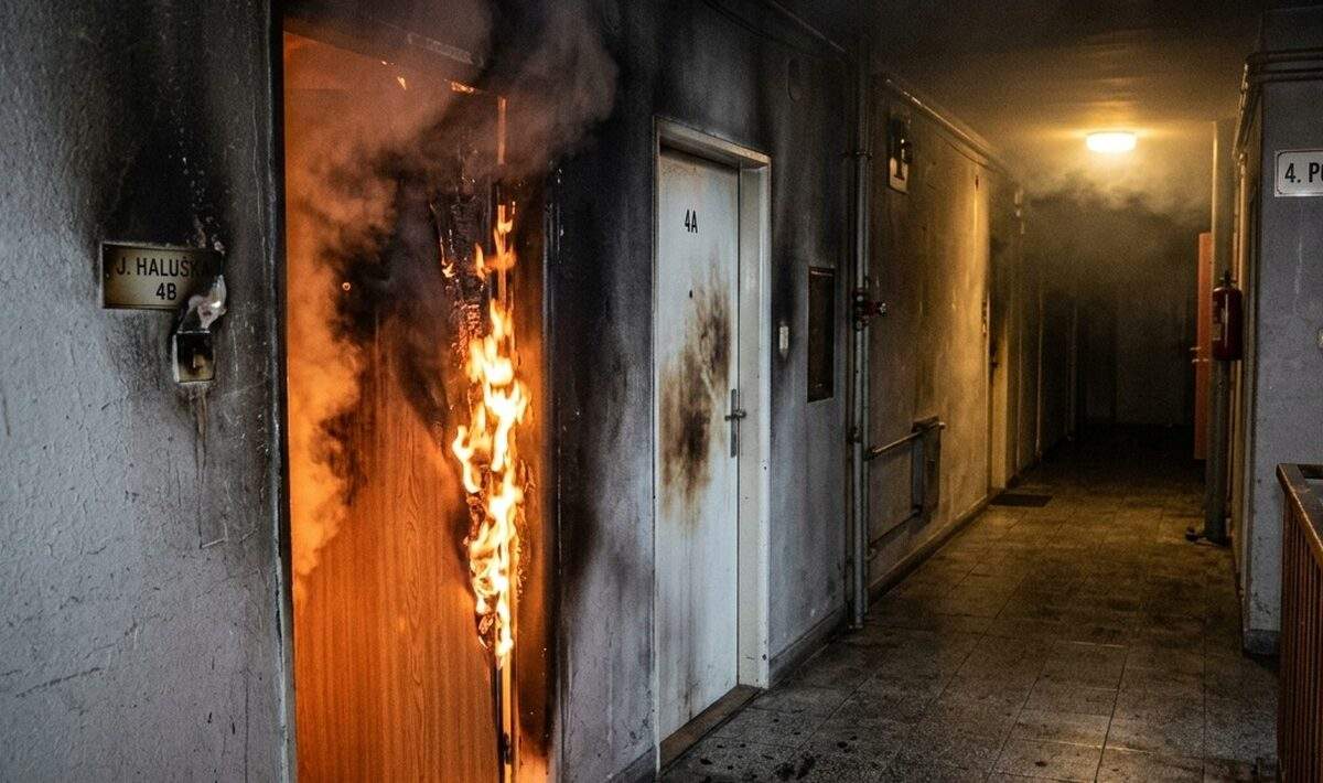 panelak poziar