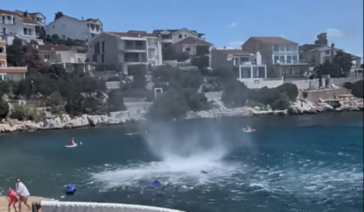 vodny vir chorvatsko tornado