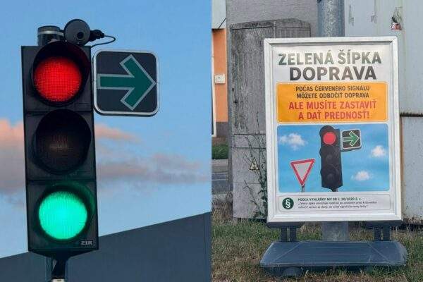 zelena sipka semafor odbocit