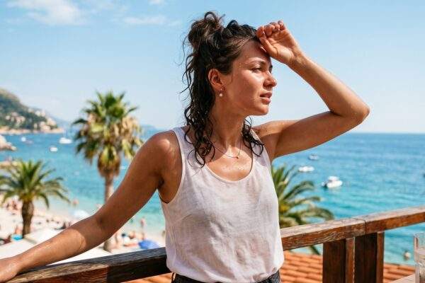 zena potenie