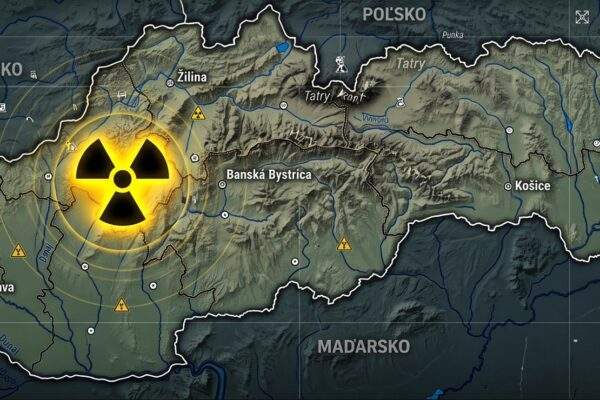 mapa riadiaci slovensko
