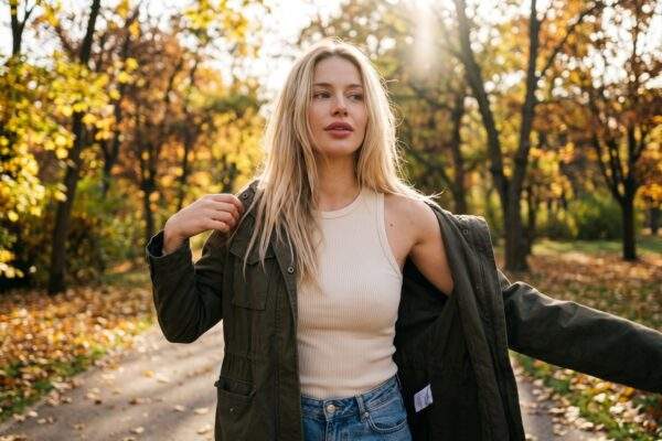 pocasie jesen zena