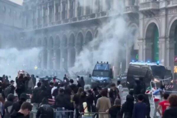 protesty milano